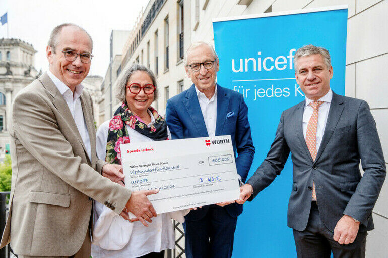 Würth spendet für UNICEF